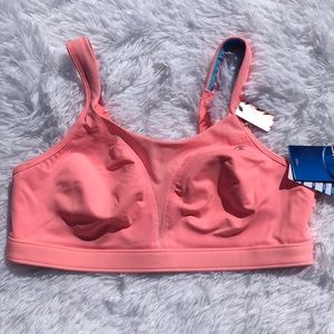 NWT Champion Sports Bra Coral Pink Back Clasp